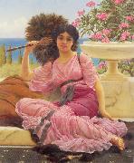 John William Godward Flabellifera oil painting artist